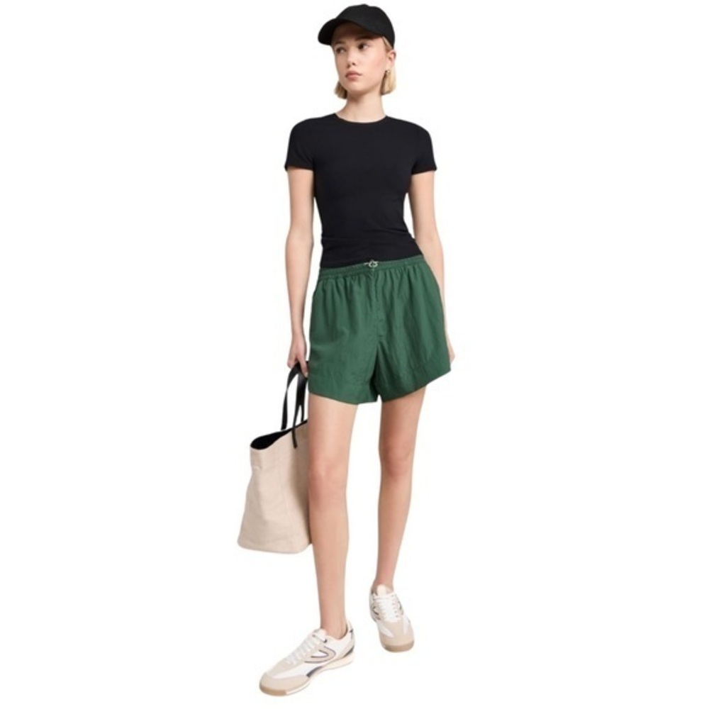 Splits59 SS Waist-Length Active Tee – Size L | Black Performance Top | NWT $98